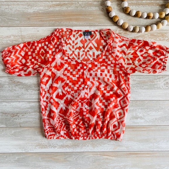 Dots Aztec style blouse - Picture 5 of 5